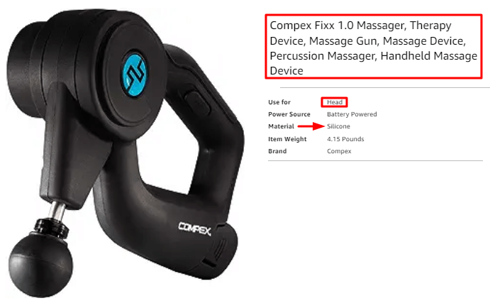 Compex Fixx 1.0 Massage Gun