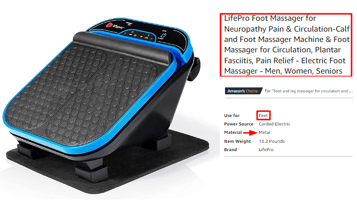 LifePro Foot Massager for Ne