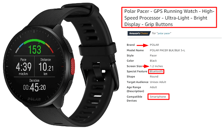 Polar Pacer Running Watch