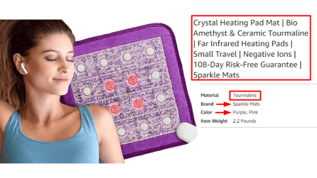 Crystal Heating Pad Mat